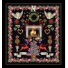 Набір для вишивання хрестиком Christmas Design Black Aida Thea