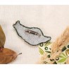 Изумрудная улитка Набор для вышивки бисером украшения на натуральном художественном холсте Абрис Арт AD-238