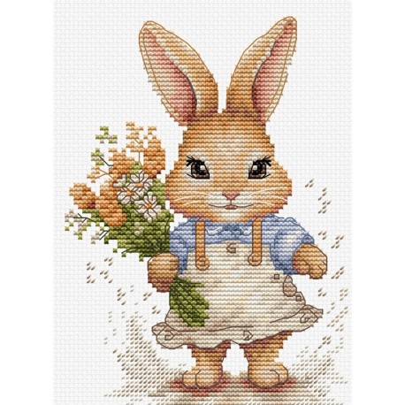 Щасливий кролик Набір для вишивання хрестиком Luca-S B1410 фото