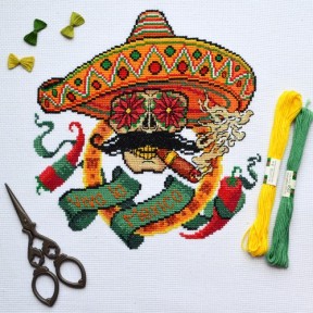 Viva la Mexico Набір для вишивання хрестиком Повітруля Р8-009