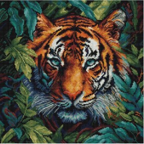 Тигр джунглей  Набор для вышивки крестом Luca-S BU5048