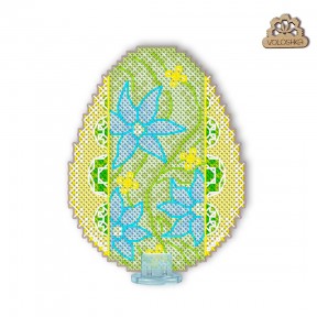 Пасхальное яйцо Набор для вышивки крестом на пластиковой канве VOLOSHKA VPF_001
