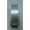 Металізована нитка кругла Люрекс Алюр 100-01 біла 100м фото