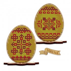 Яйцо пасхальное, символ "Воля" Заготовка для вышивки бисером VOLOSHKA ЯПФ_125