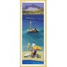 Егейське море Набір для вишивання хрестиком з друкованою  схемою на тканині Joy Sunday F210JS
