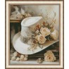 Шляпа с розами Электронная схема для вышивания крестиком Инна Холодная КВ-0069ИХ