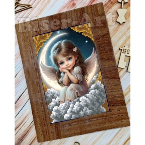 Лунный ангелочек Схема для вышивки бисером Biser-Art 10152050ба