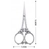 Ножницы для рукоделия Classic Design CD-145 серебро