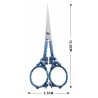 Ножницы для рукоделия Classic Design CD-145 синие