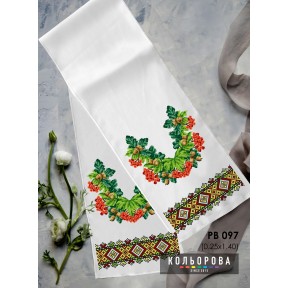 Рушник свадебный (на икону) Заготовка под вышивку бисером или нитками ТМ КОЛЬОРОВА РВ-097