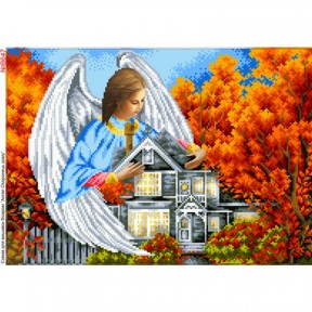 Ангел-хранитель дома Схема для вышивки бисером Biser-Art B647ба