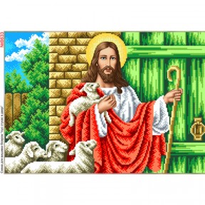 Ісус стукає у двері Схема для вишивки бісером Biser-Art B633ба