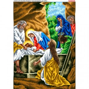 Иисуса кладут в гроб Схема для вышивки бисером Biser-Art B698ба