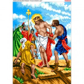 С Иисуса снимают одежду Схема для вышивки бисером Biser-Art B694ба