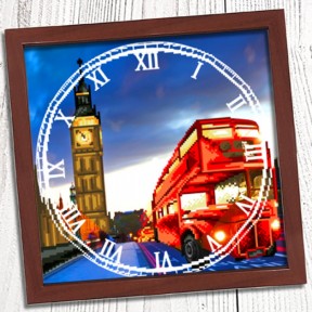 Часы. Вечер в Лондоне Схема для вышивки бисером Biser-Art 3030007ба
