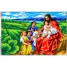 Иисус и дети Схема для вышивки бисером Biser-Art A3008ба