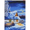Зимний домик Схема для вышивки бисером Biser-Art A572ба