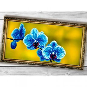 Голубая орхидея Схема для вышивки бисером Biser-Art 3060003ба