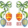 Пасхальный бант Схема для вышивания бисером и нитками Барвиста Вишиванка ТР817дн1199