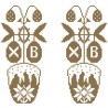 Пасхальный бант Схема для вышивания бисером и нитками Барвиста Вишиванка ТР818дн1199