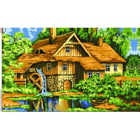 Дом в лесу Схема для вышивки бисером Biser-Art 4007ба