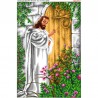 Иисус стучит в дверь Схема для вышивки бисером Biser-Art A3007ба