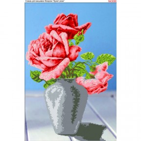 Розы Схема для вышивки бисером Biser-Art 3089ба