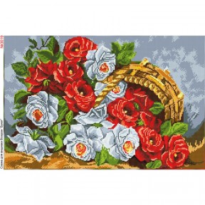 Букет із трояндами Схема для вишивки бісером Biser-Art 3019ба