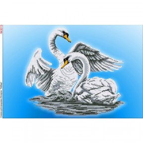 Лебеди Схема для вышивки бисером Biser-Art 3015ба