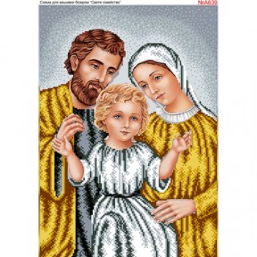 Святое семейство Схема для вышивки бисером Biser-Art A639ба
