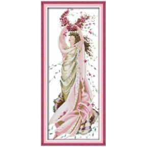 Банкет в честь праздника роз  Набор для вышивания крестом с печатной схемой на ткани Joy Sunday R761