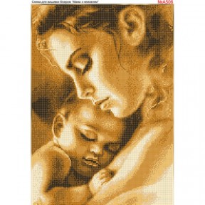 Материнське кохання Схема для вишивки бісером Biser-Art A506ба