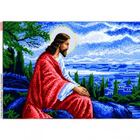 Иисус в Иерусалиме Схема для вышивки бисером Biser-Art 599ба