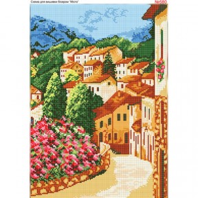 Город в горах Схема для вышивки бисером Biser-Art 580ба