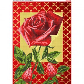 Роза Схема для вышивки бисером Biser-Art 564ба