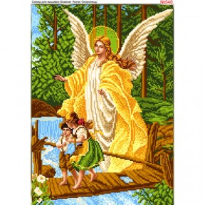 Ангел-хранитель Схема для вишивки бісером Biser-Art 540ба