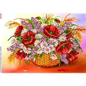 Полевые цветы Схема для вышивки бисером Biser-Art 539ба