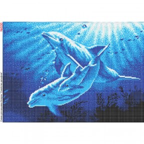 Дельфин Схема для вышивки бисером Biser-Art 530ба