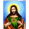 Святе серце Ісуса Схема для вишивки бісером Biser-Art A454ба