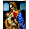 Мадонна з немовлям Годувальниця Схема для вишивки бісером Biser-Art 438ба