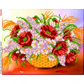 Букет цветов Схема для вышивки бисером Biser-Art 240ба
