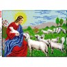 Иисус на пастбище Схема для вышивки бисером Biser-Art А185ба