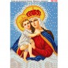 Мадонна с младенцем Схема для вышивки бисером Biser-Art 134ба