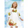 Платье детское белое (габардин) Заготовка для вышивки бисером или нитками Biser-Art 1650ба