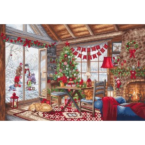 Рождественский домик Набір для вишивання хрестиком LETISTITCH L8105