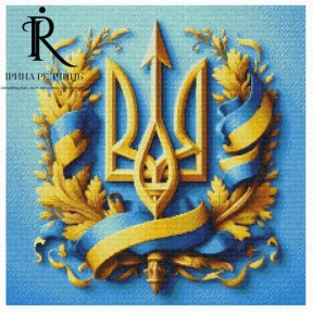 Схема для вышивания крестиком Ирина Белова Герб на голубом СХ-184БЛ