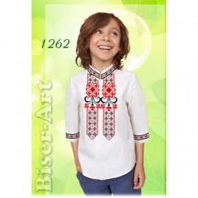 Рубашка для хлопчиків (габардин) Заготовка для вишивки бісером або нитками Biser-Art 1262ба-г
