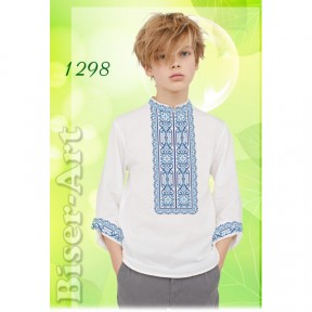 Сорочка для мальчиков (лён) Заготовка для вышивки бисером или нитками Biser-Art 1298ба-л
