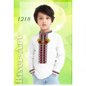 Рубашка для хлопчиків (льон) Заготовка для вишивки бісером або нитками Biser-Art 1218ба-л