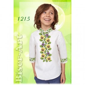 Рубашка для хлопчиків (льон) Заготовка для вишивки бісером або нитками Biser-Art 1215ба-л